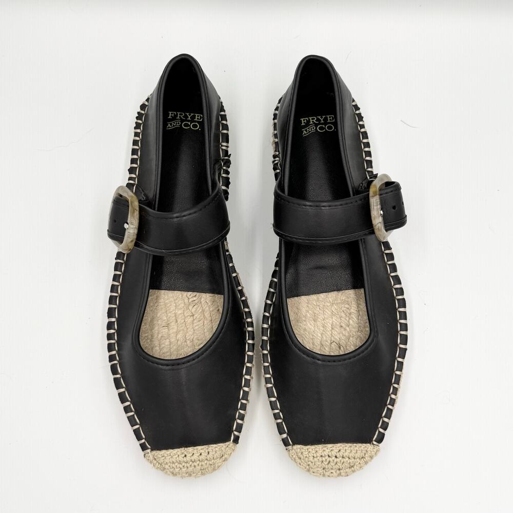 Frye and Co. Jatani women's size 9 Black, Mary Jane Espadrille - Picture 3 of 11